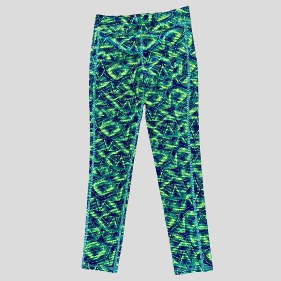 Old Navy Active GO-DRY Leggings L neon - Picture 1 of 8